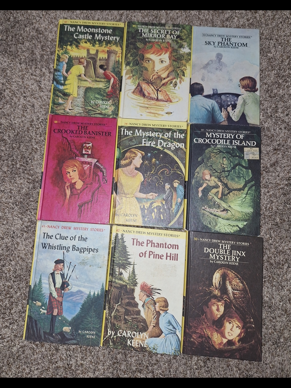 Nancy Drew Mystery Stories Lot - Vintage Hardcover